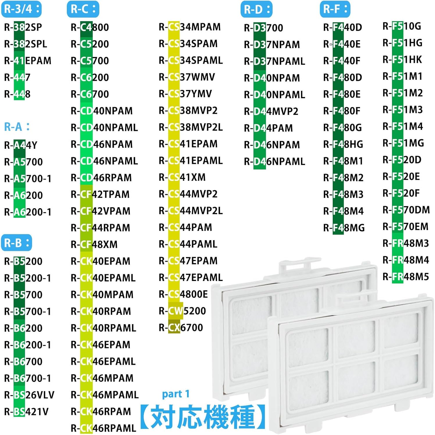 日立冷蔵庫自動製氷機互換用フィルター RJK-30